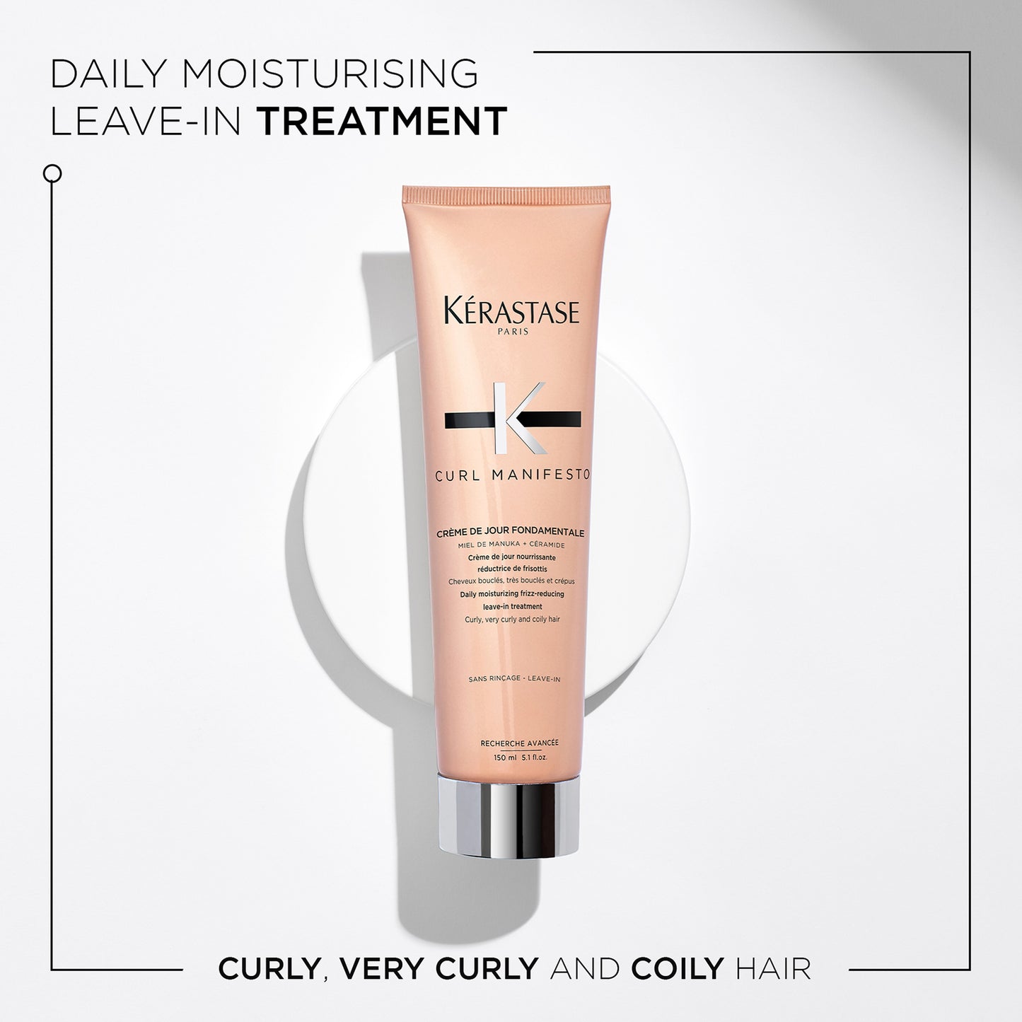 Kérastase Curl Manifesto Crème De Jour Fondamentale: Daily Moisturizing Free-Reducing Leave-In Treatment 150ml - Additional 1