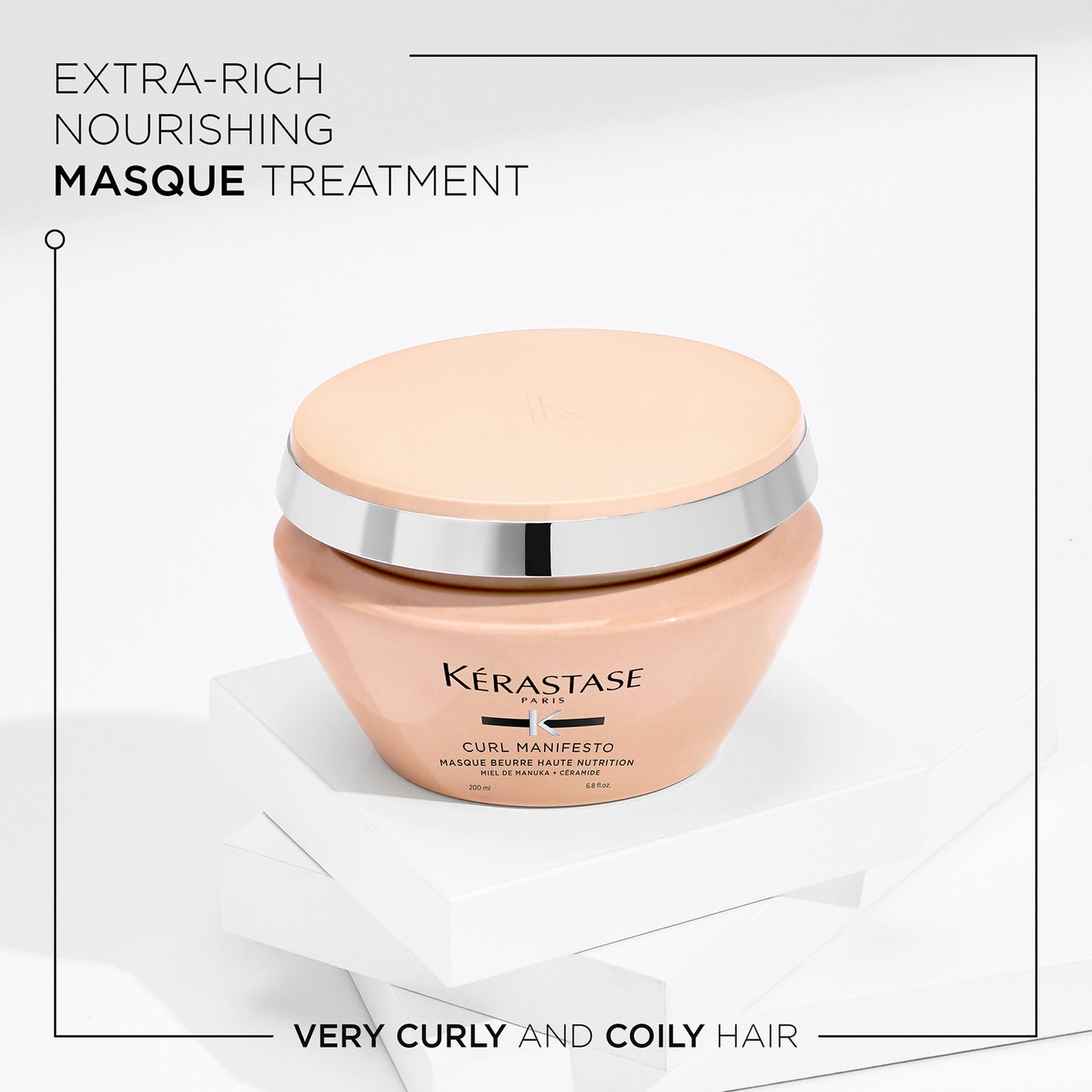 Kérastase Curl Manifesto Masque Beurre Haute Nutrition: Extra-Rich Nourishing Mask 200ml - Additional 1