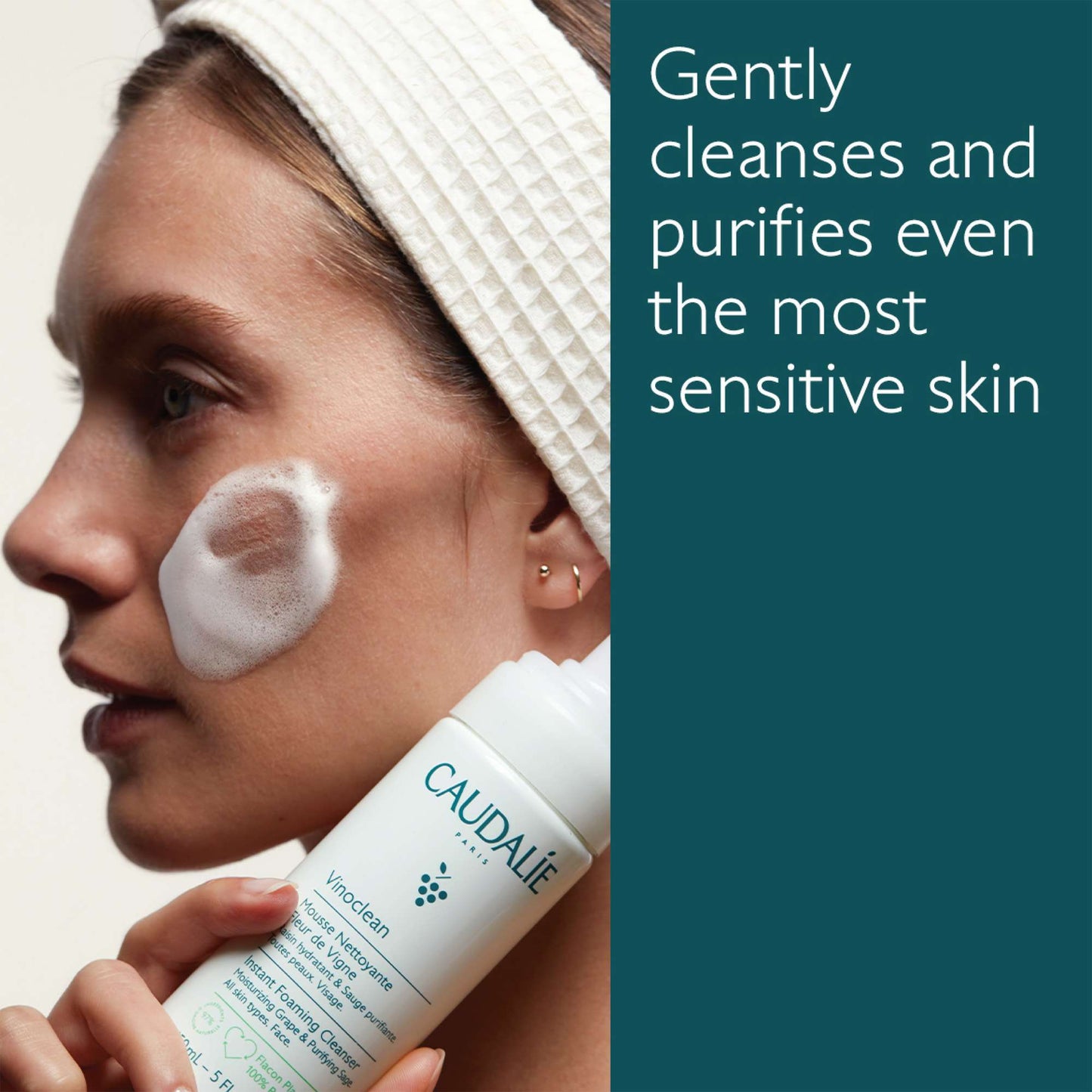 Caudalie Vinoclean Instant Foaming Cleanser 150ml x 2 (Worth £36) - Additional 1