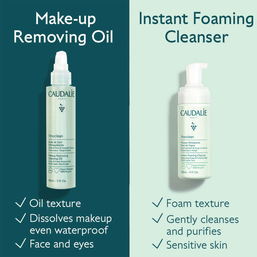 Caudalie Vinoclean Instant Foaming Cleanser 150ml x 2 (Worth £36) - Additional 3