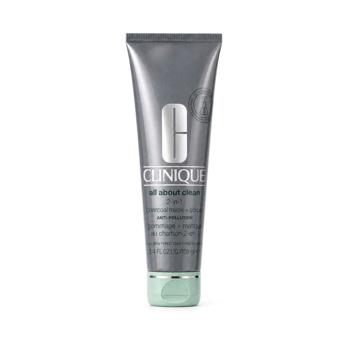 Clinique  All About Clean 2-In-1 Charcoal Mask + Scrub 100ml