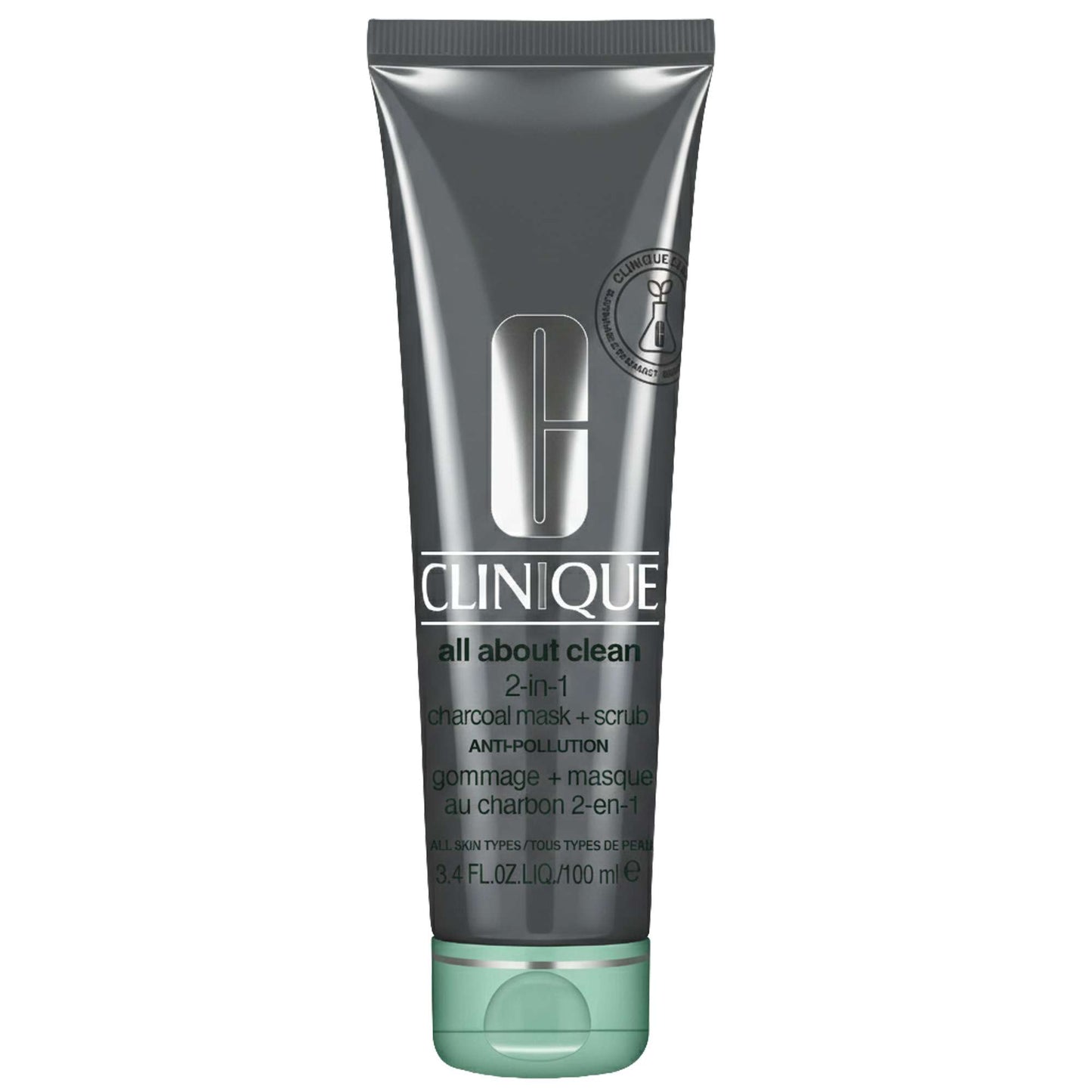 Clinique  All About Clean 2-In-1 Charcoal Mask + Scrub 100ml