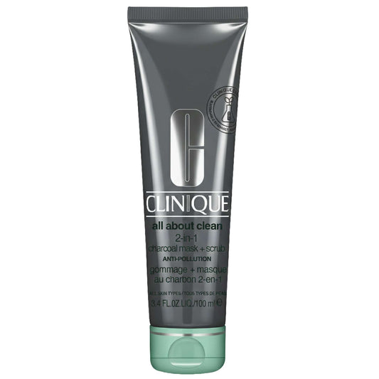 Clinique  All About Clean 2-In-1 Charcoal Mask + Scrub 100ml