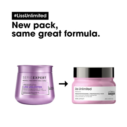 L'Oréal Professionnel SERIE EXPERT Liss Unlimited Professional Mask 250ml - Additional 1