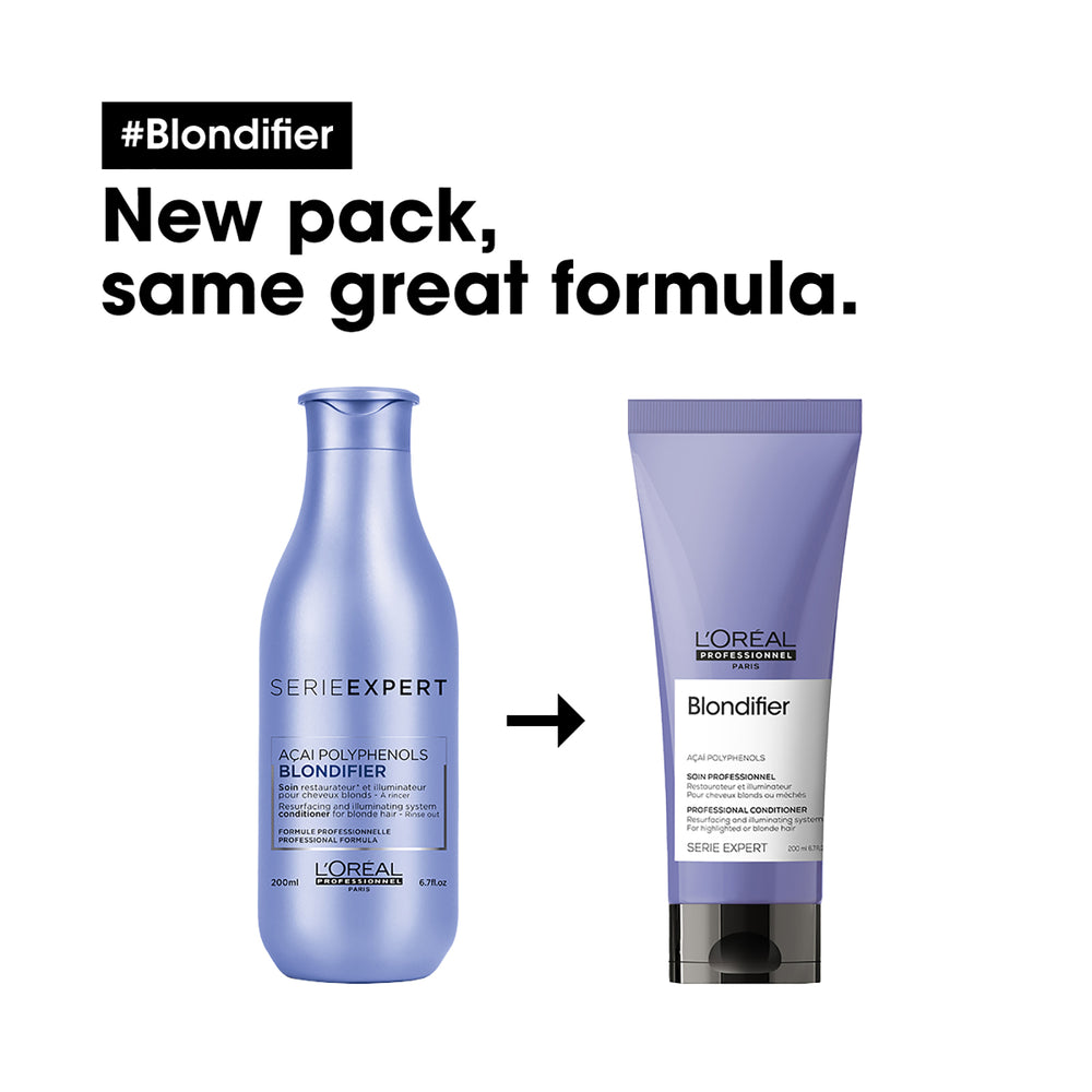 L'Oréal Professionnel SERIE EXPERT Blondifier Resurfacing & Illuminating System Conditioner 200ml - Additional 1