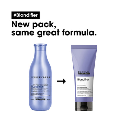 L'Oréal Professionnel SERIE EXPERT Blondifier Resurfacing & Illuminating System Conditioner 200ml - Additional 1