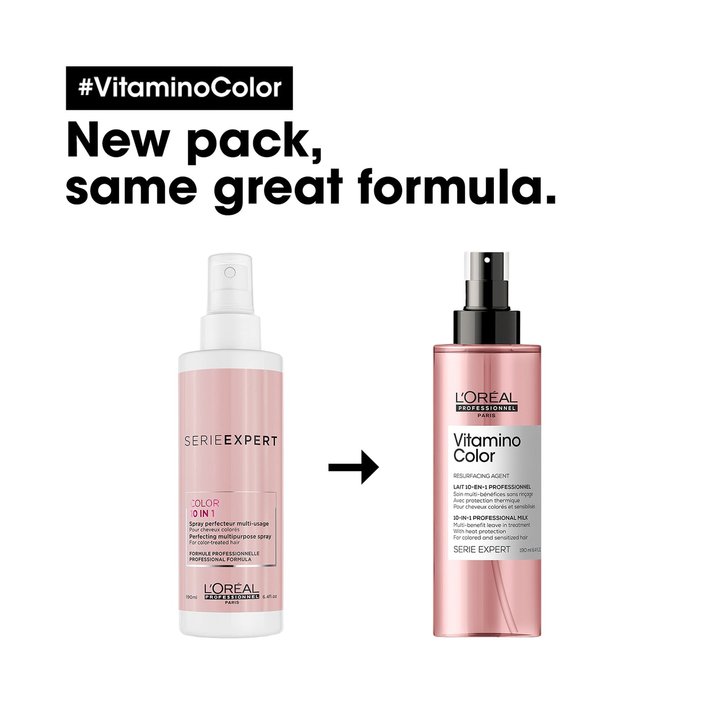L'Oréal Professionnel SERIE EXPERT Vitamino Color 10 in 1 Spray 190ml - Additional 1