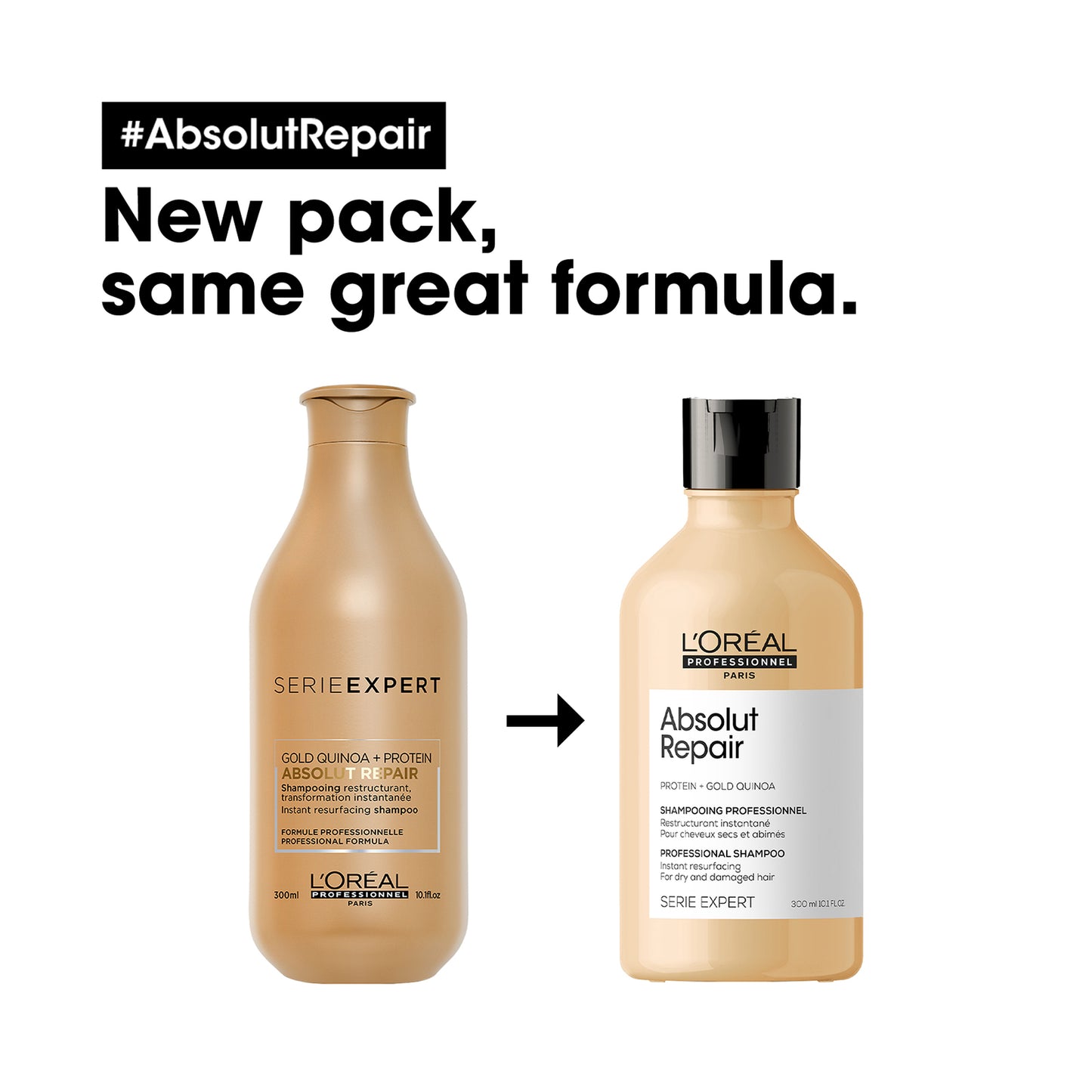L'Oréal Professionnel SERIE EXPERT Absolut Repair Shampoo 300ml - Additional 1