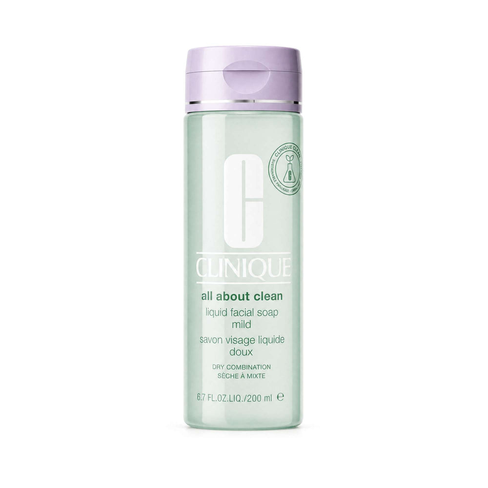 Clinique  All About Clean Liquid Facial Soap Mild for Dry / Combination Skin 200ml / 6.7 fl.oz.