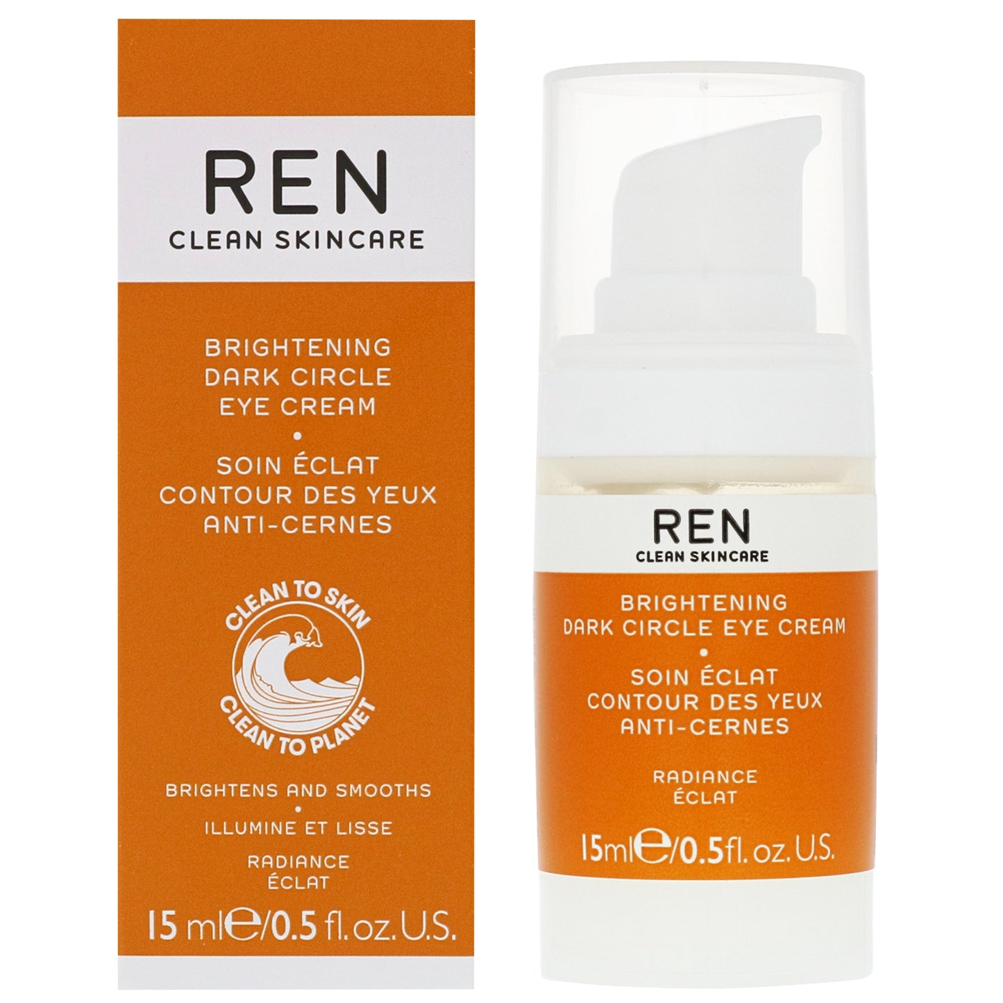 REN Clean Skincare  Brightening Dark Circle Eye Cream 15ml - Additional 2