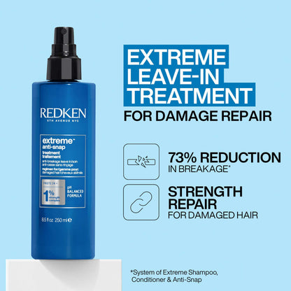 Redken Extreme Anti-Snap Treatment Spray for Damaged Hair, Helps Prevent Breakage 250ml - Additional 1