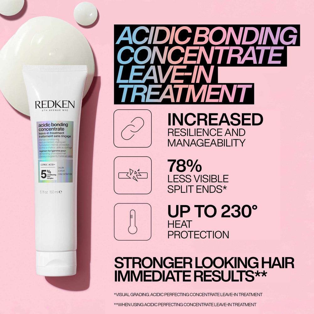 Redken Acidic Bonding Concentrate Leave-In Treatment, Heat Protection 150ml - Additional 1