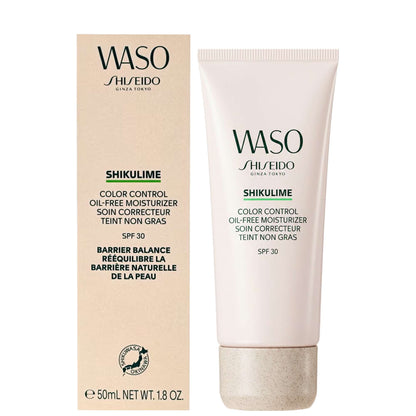 Shiseido  Waso: SHIKULIME Color Control Oil-Free Moisturizer SPF30 50ml - Additional 2
