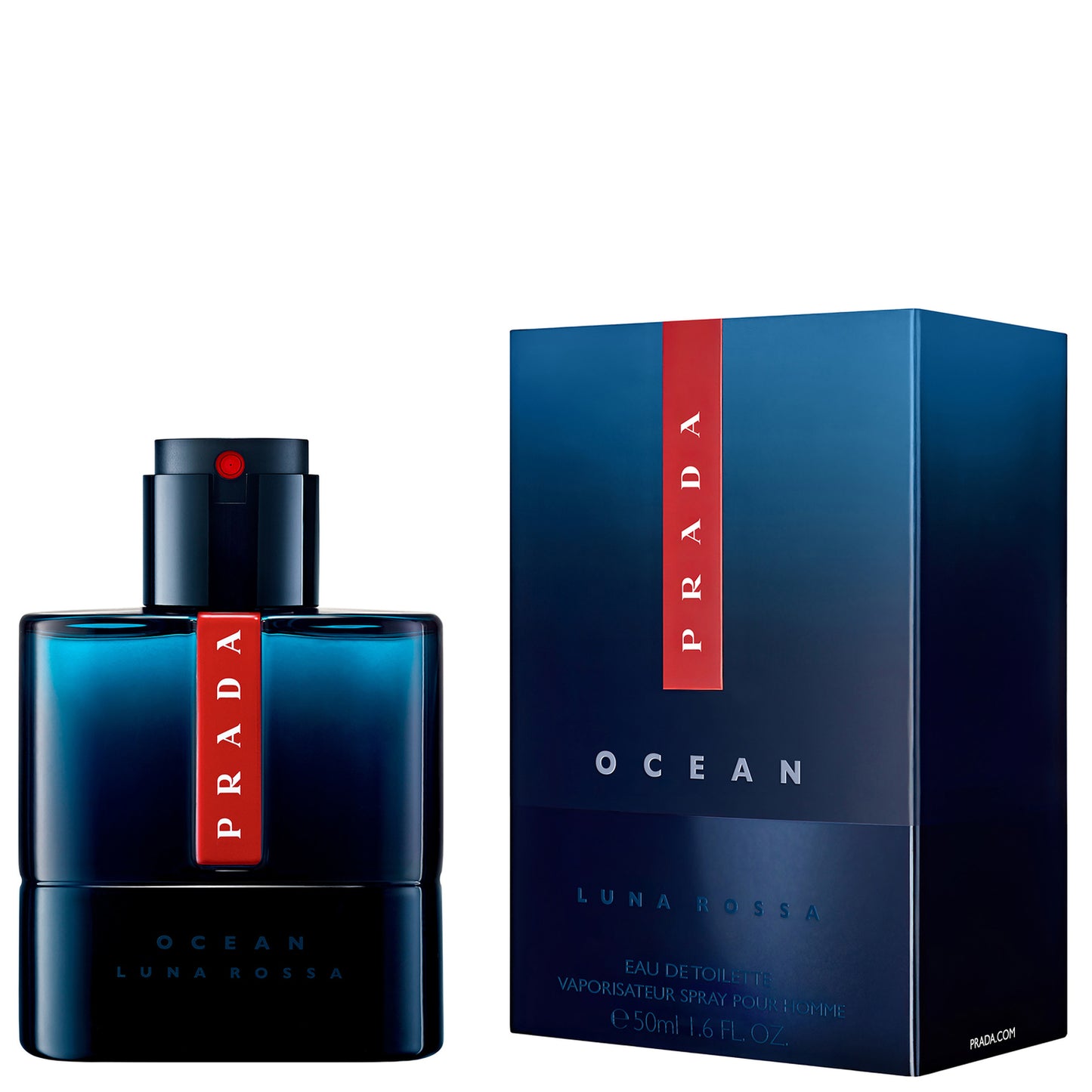 Prada Luna Rossa Ocean Eau de Toilette Spray 50ml - Additional 1