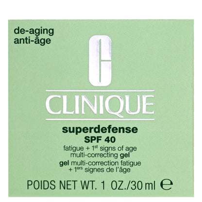 Clinique Superdefense Fatigue + 1st Signs of Age Multi-Correcting Gel SPF40 30ml - Additional 1