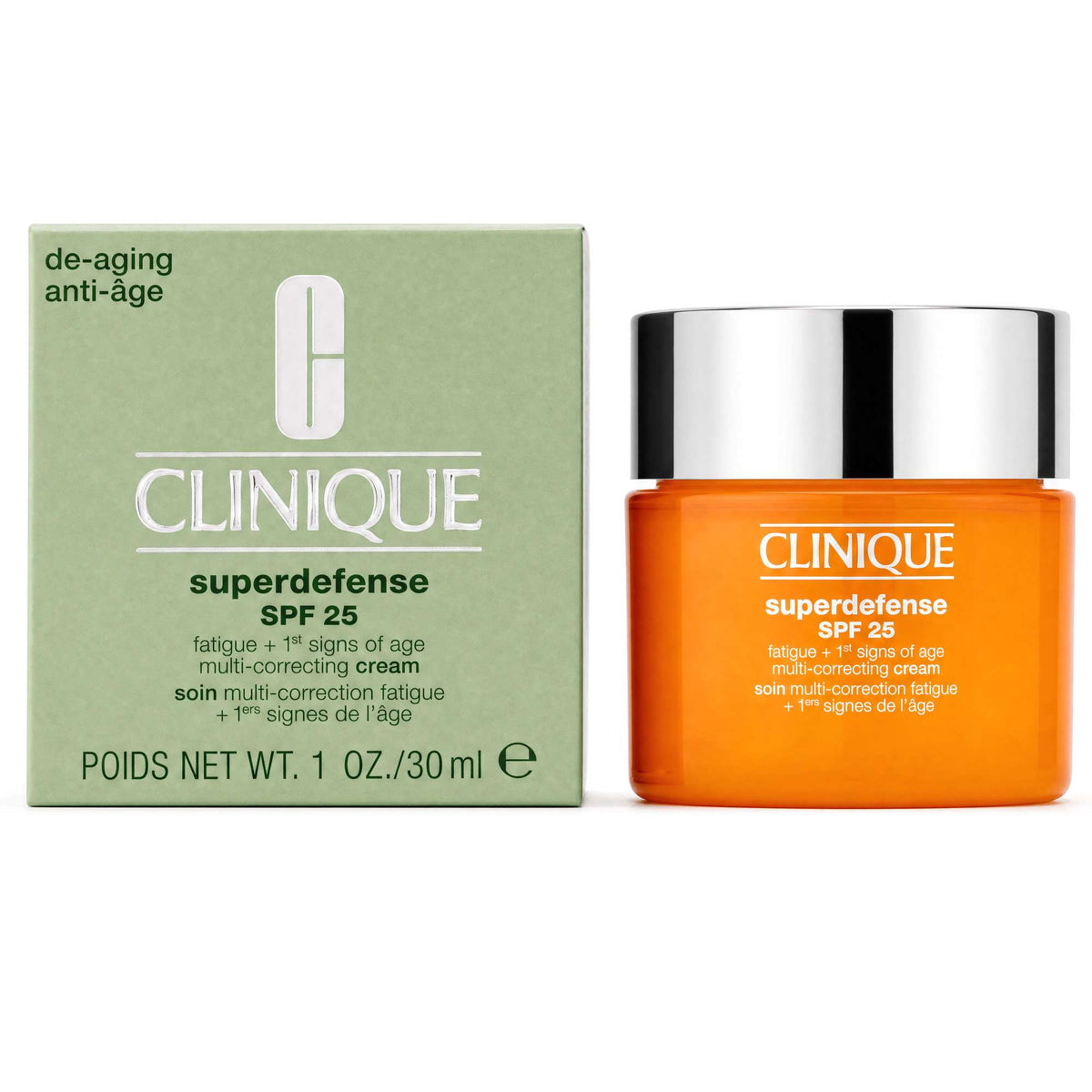 Clinique Superdefense Fatigue + 1st Signs of Age Multi-Correcting Cream for Very Dry to Dry Combination Skin SPF25 30ml - Additional 1