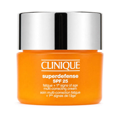 Clinique Superdefense Fatigue + 1st Signs of Age Multi-Correcting Cream for Very Dry to Dry Combination Skin SPF25 30ml