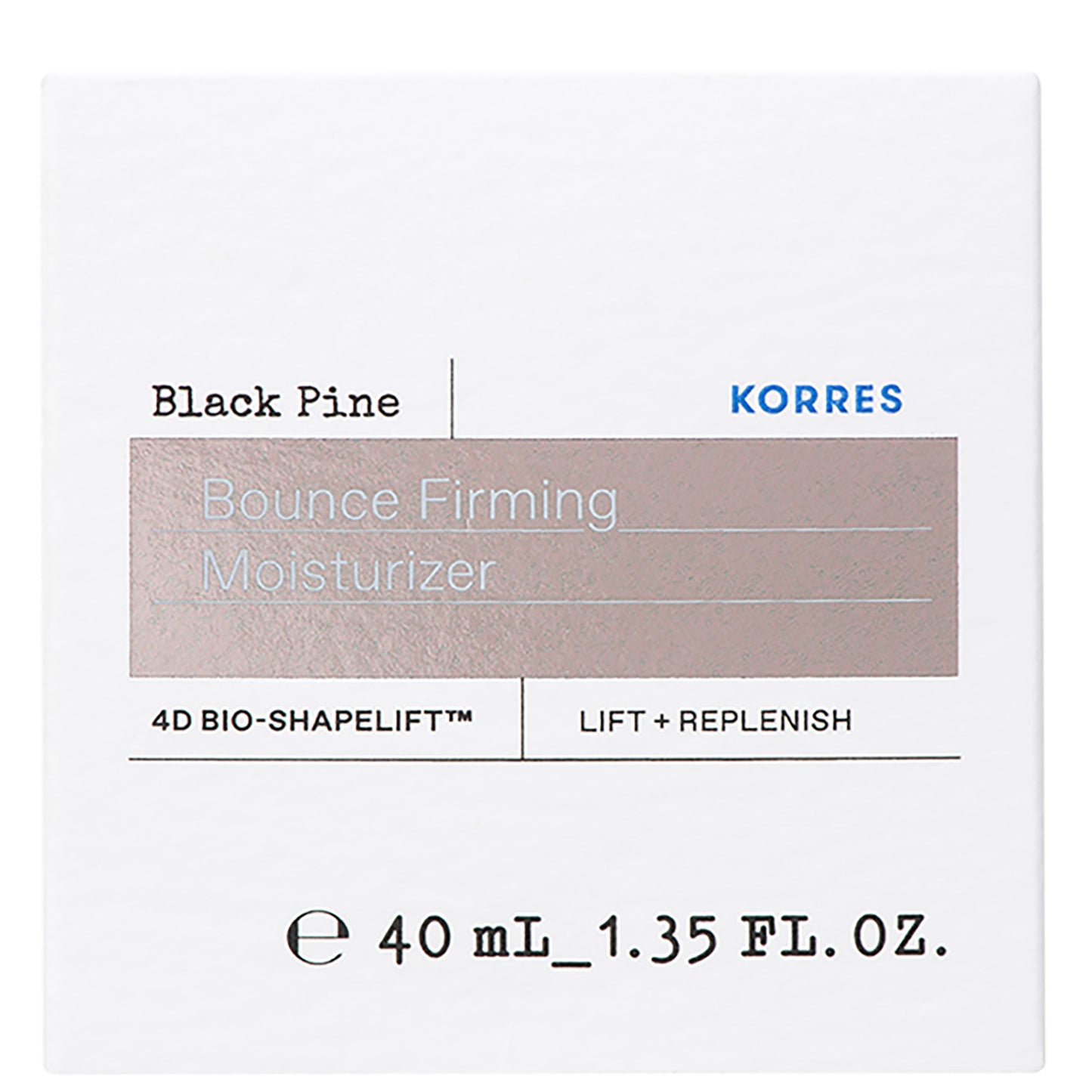 KORRES Face Care Black Pine 4D BioShapeLift Plump-up Sleeping Facial 40ml - Additional 1