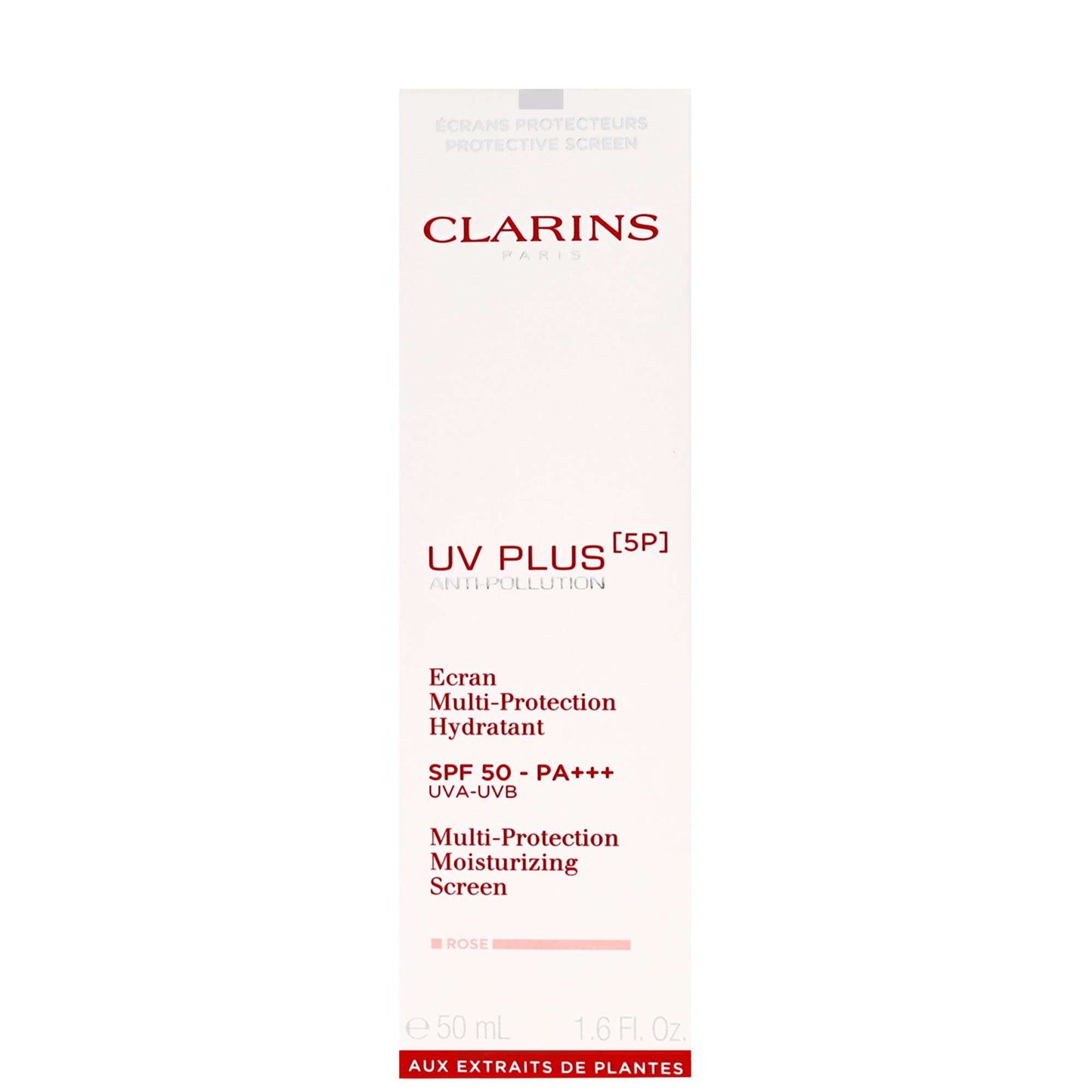 Clarins UV Plus [5P] Anti-Pollution Multi-Protection Moisturizing Screen SPF50 Rose 50ml - Additional 1