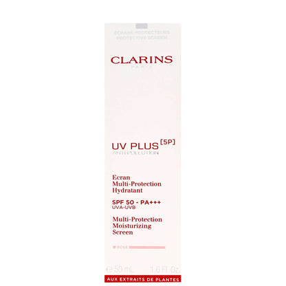 Clarins UV Plus [5P] Anti-Pollution Multi-Protection Moisturizing Screen SPF50 Rose 50ml - Additional 1