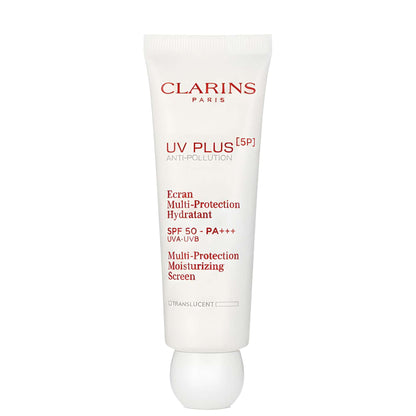 Clarins UV Plus [5P] Anti-Pollution Multi-Protection Moisturizing Screen SPF50 Translucent 50ml