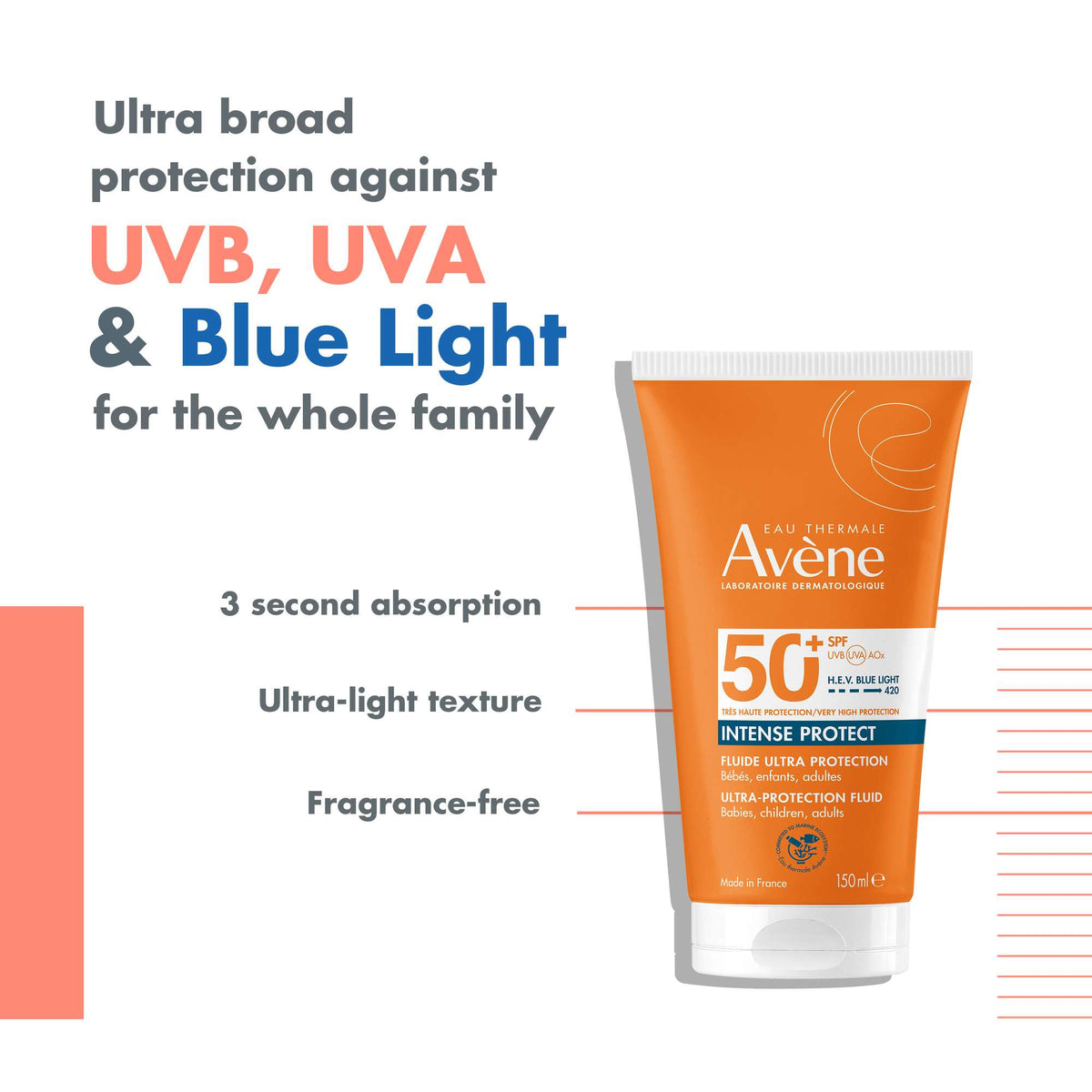 Avène Suncare Intense Protect SPF50+ 150ml - Additional 3