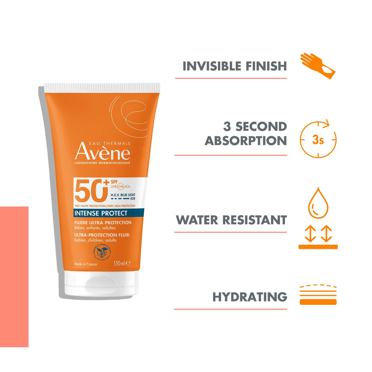Avène Suncare Intense Protect SPF50+ 150ml - Additional 1