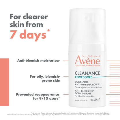 Avène Face Cleanance: Comedomed Anti-blemish Moisturiser for Blemish-prone Skin 30ml - Additional 2