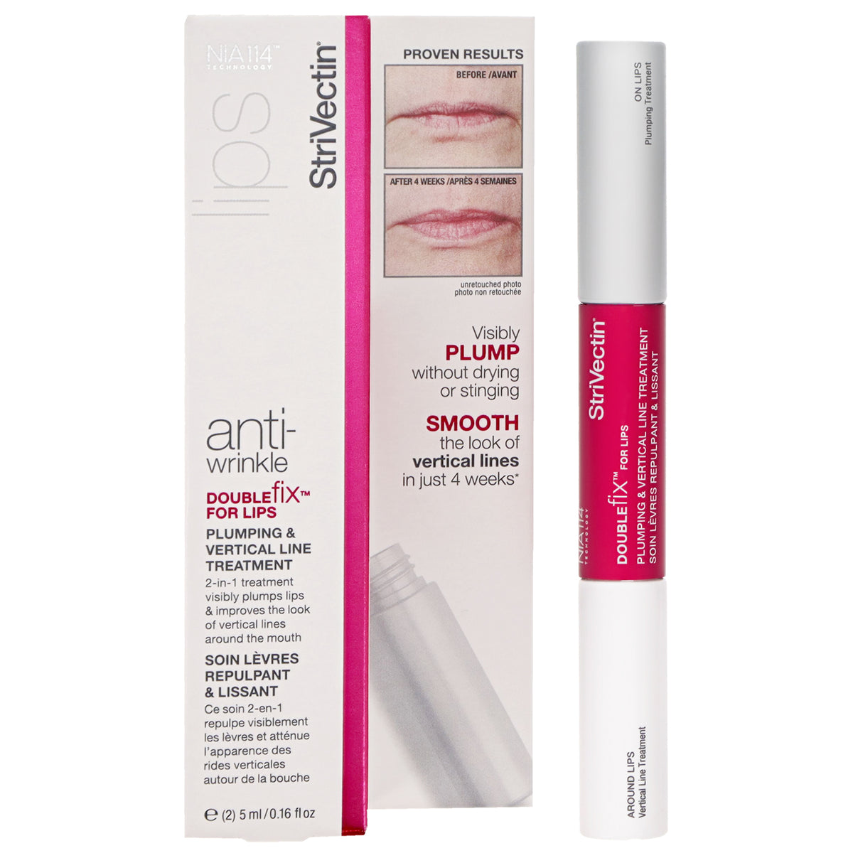 StriVectin Anti-Wrinkle Double Fix for Lips Plumping & Vertical Line Treatment 5ml - Additional 2