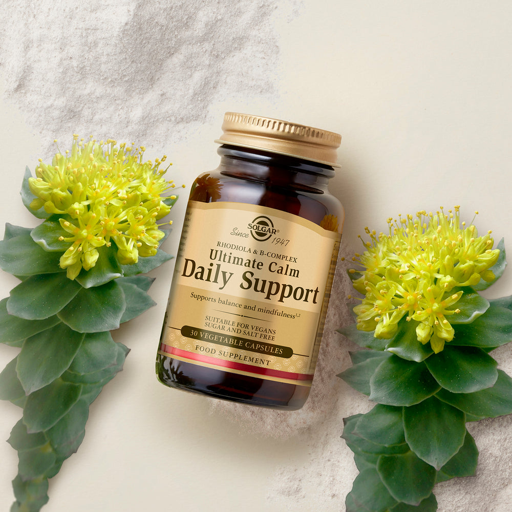 Solgar Botanical & Herb Ultimate Calm Daily Support Vegetable Capsules x 30 - Additional 3