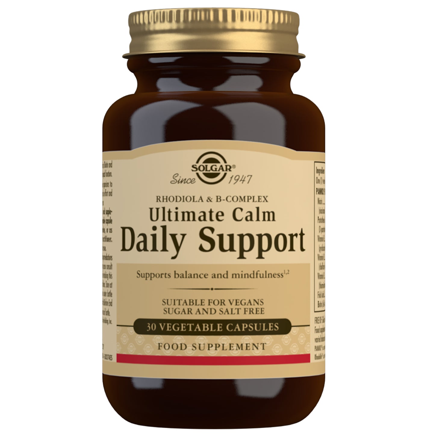 Solgar Botanical & Herb Ultimate Calm Daily Support Vegetable Capsules x 30