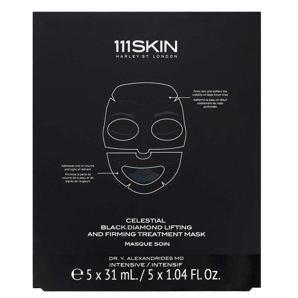 111SKIN Intensive Celestial Black Diamond Lifting & firming Treatment Mask 5 x 37ml - Additional 1