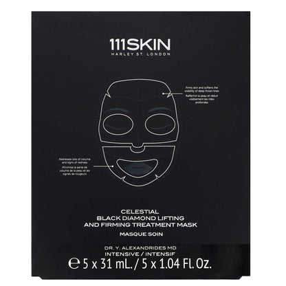 111SKIN Intensive Celestial Black Diamond Lifting & firming Treatment Mask 5 x 37ml - Additional 1