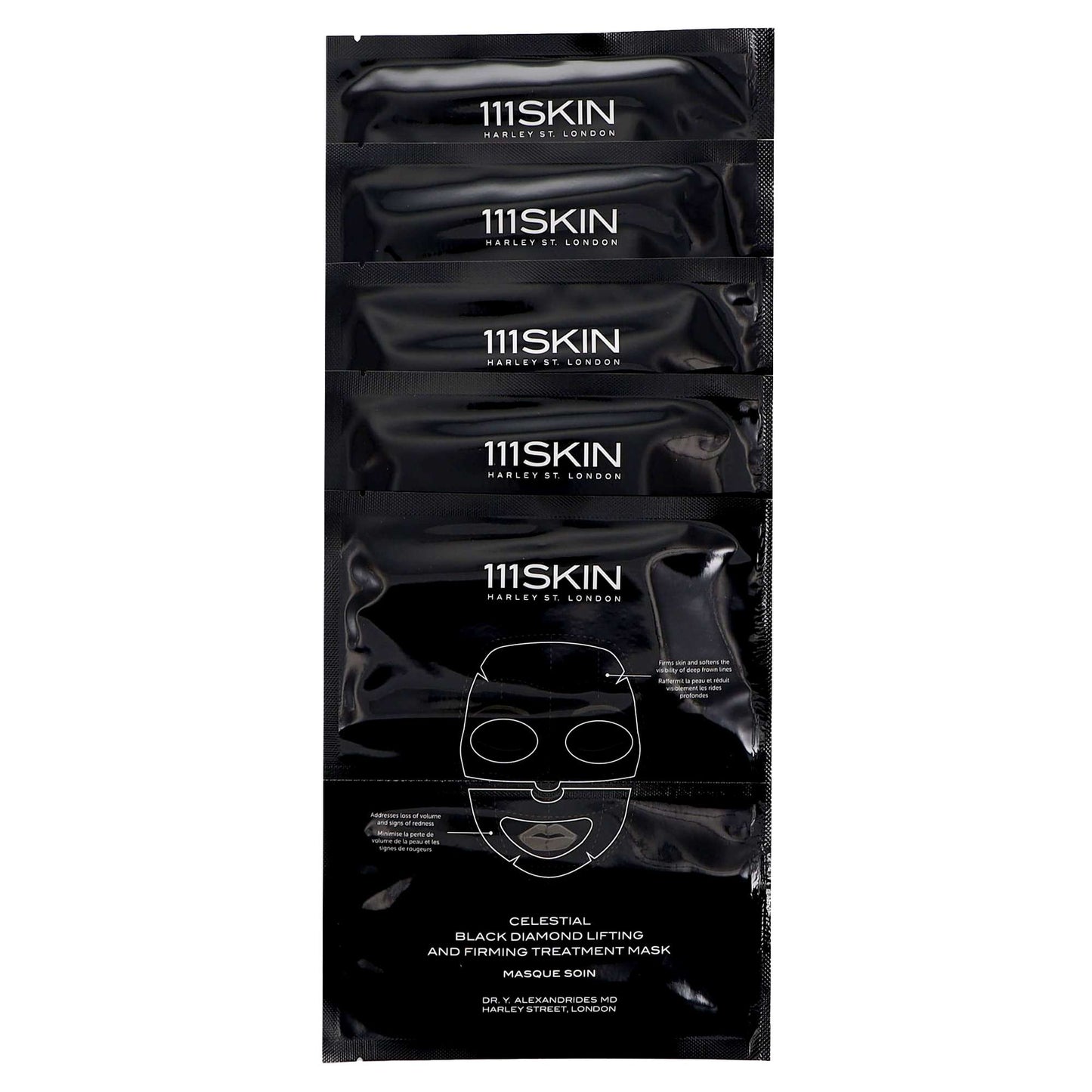 111SKIN Intensive Celestial Black Diamond Lifting & firming Treatment Mask 5 x 37ml - Additional 2