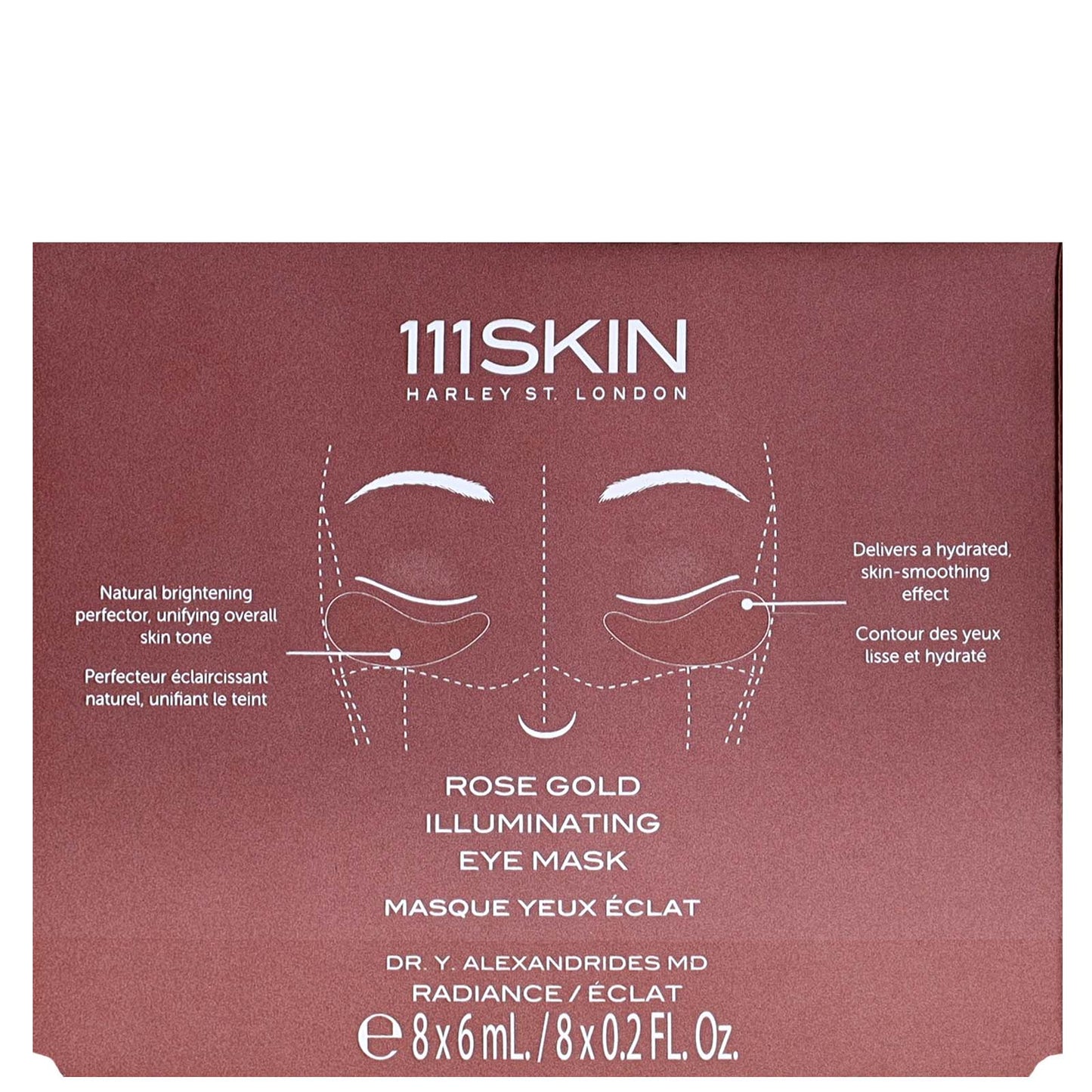 111SKIN Radiance Rose Gold Illuminating Eye Mask 8 x 6ml - Additional 2