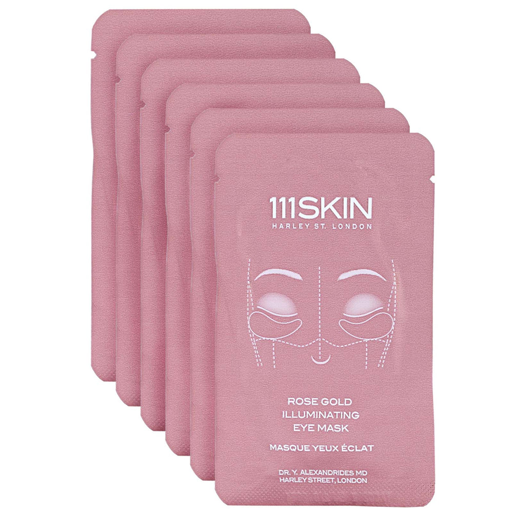111SKIN Radiance Rose Gold Illuminating Eye Mask 8 x 6ml