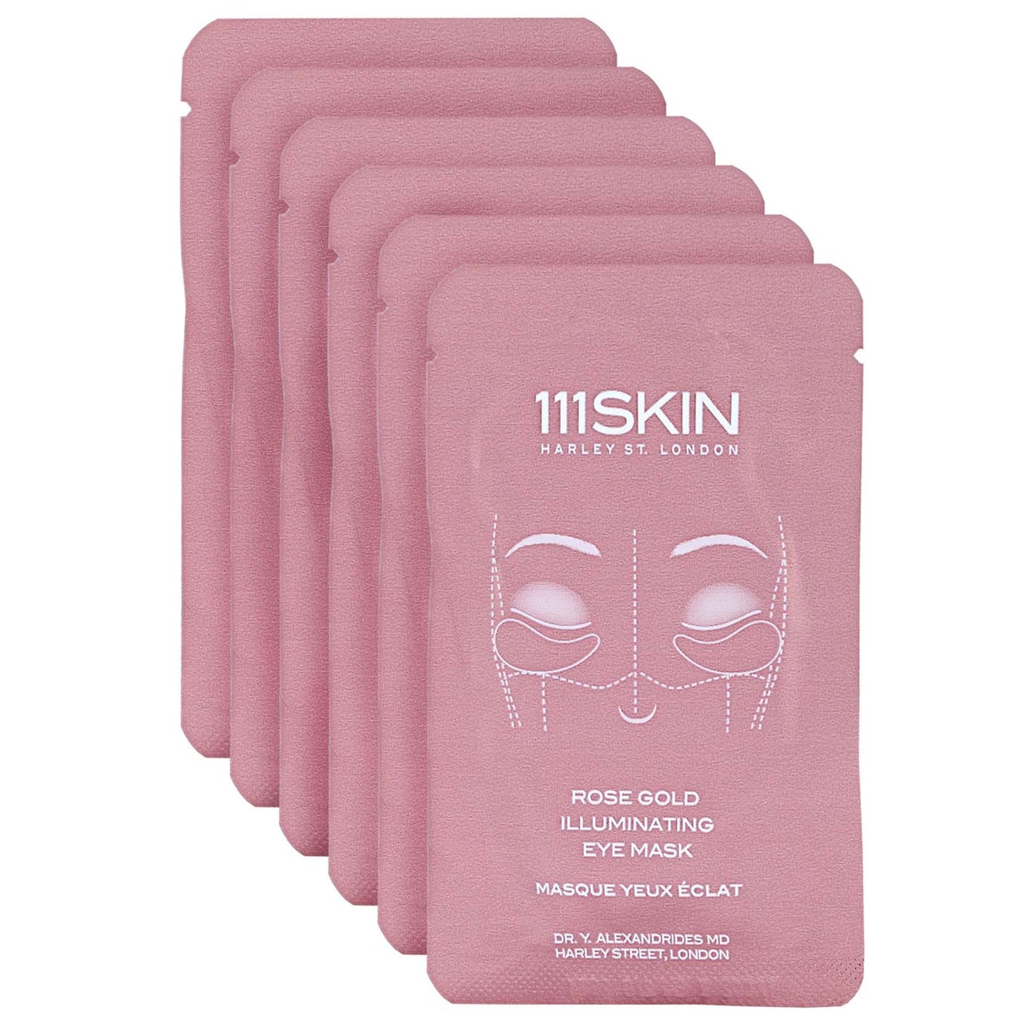 111SKIN Radiance Rose Gold Illuminating Eye Mask 8 x 6ml