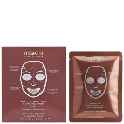 111SKIN Radiance Rose Gold Brightening Facial Treatment Mask 5 x 30ml - Additional 2