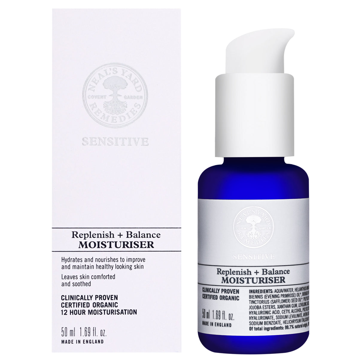 Neal's Yard Remedies Facial Moisturisers Sensitive Replenish + Balance Moisturiser 50ml - Additional 2