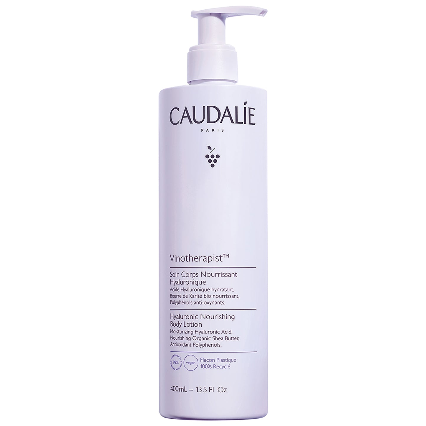 Caudalie Vinotherapist Hyaluronic Nourishing Body Lotion 400ml (Worth£36)