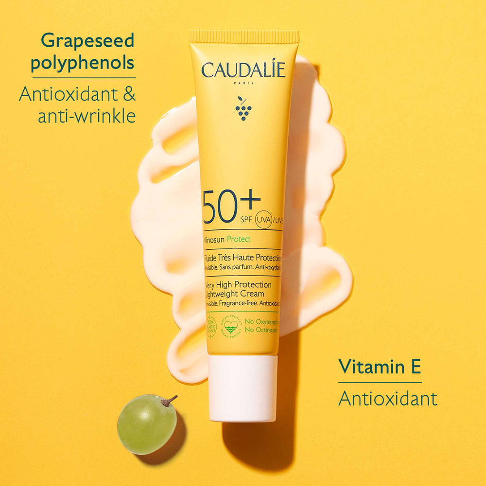 Caudalie Vinosun Very High Protection Lightweight Cream SPF50+ 40ml - Additional 2