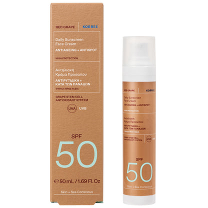 KORRES Red Grape Face Sunscreen SPF50 50ml - Additional 1