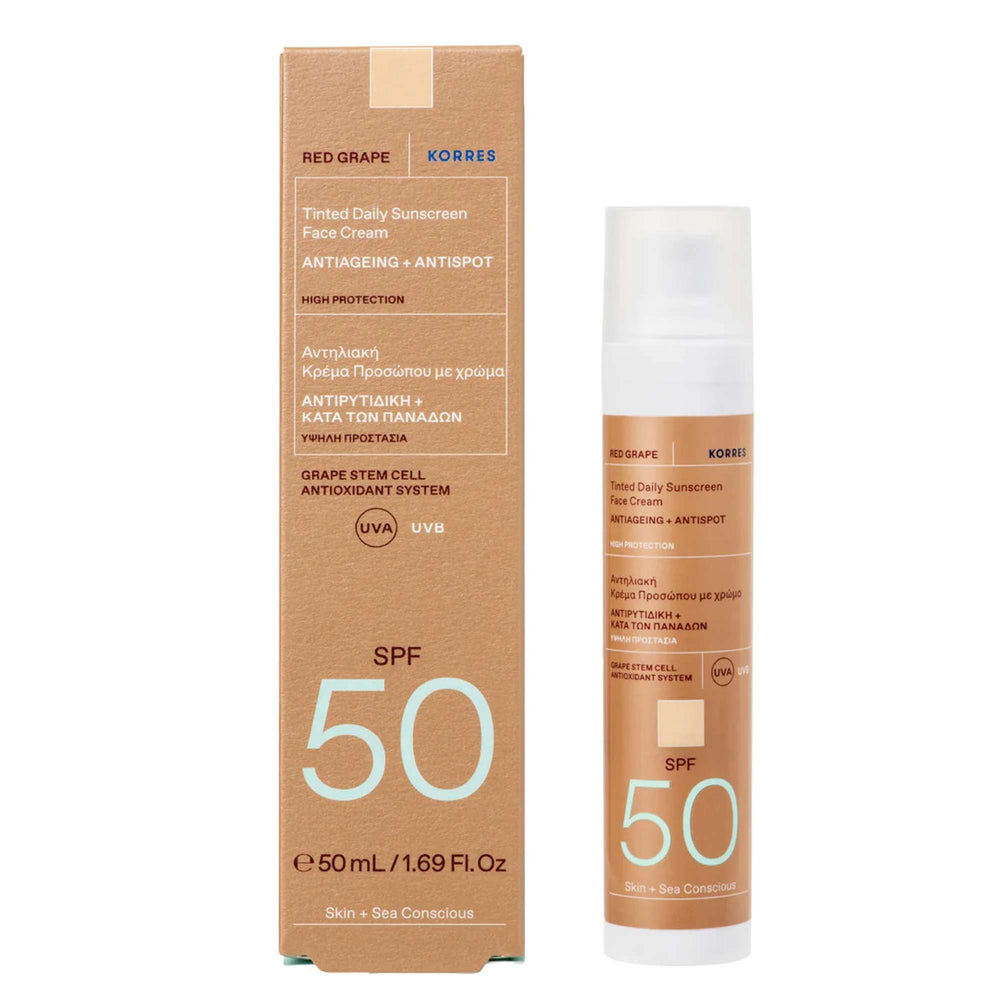 KORRES Red Grape Tinted Face Sunscreen SPF50 50ml (Launch 01.04.2022) - Additional 1