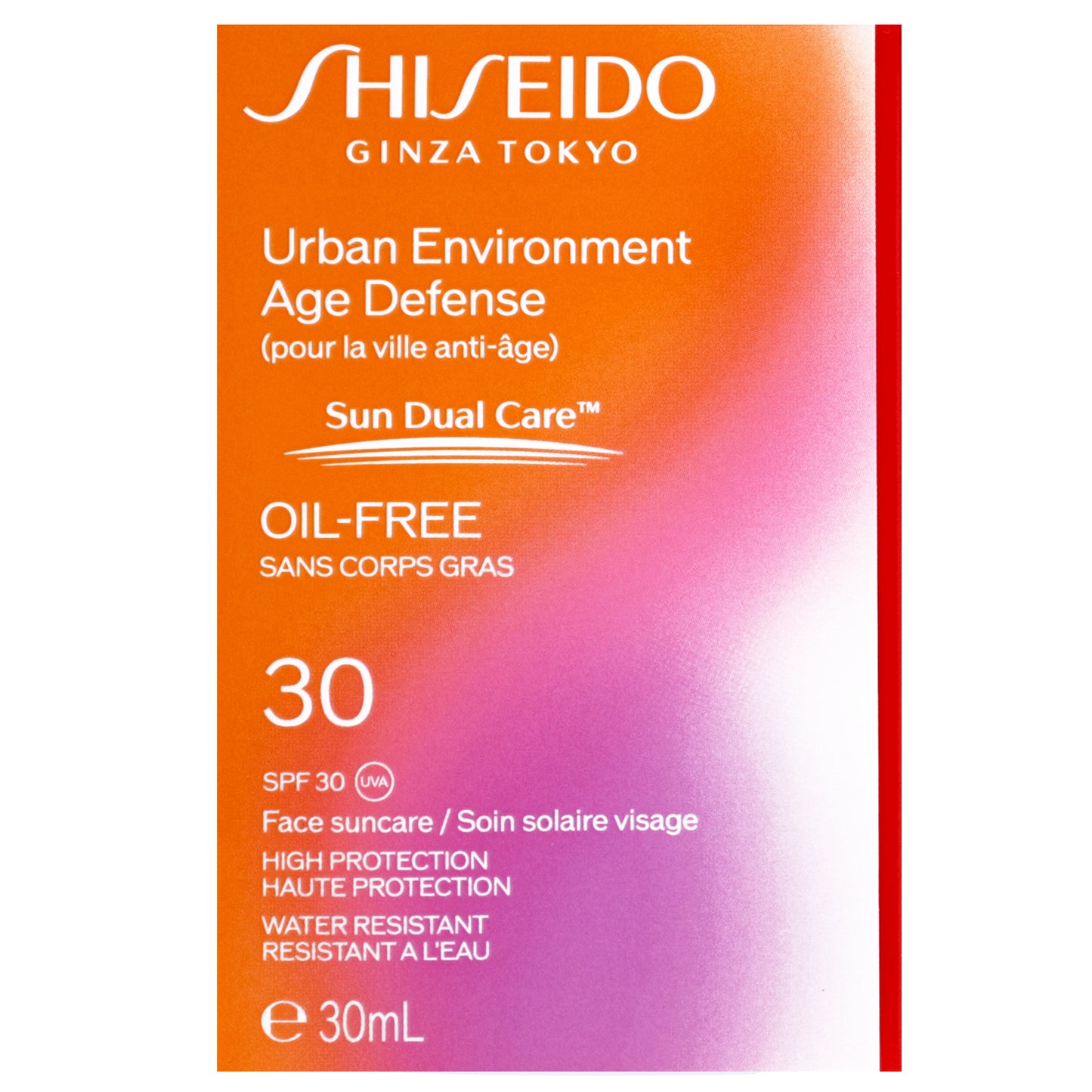 Shiseido  Urban Environment Age Defense Oil-Free SPF30 30ml / 1 fl.oz. - Additional 1