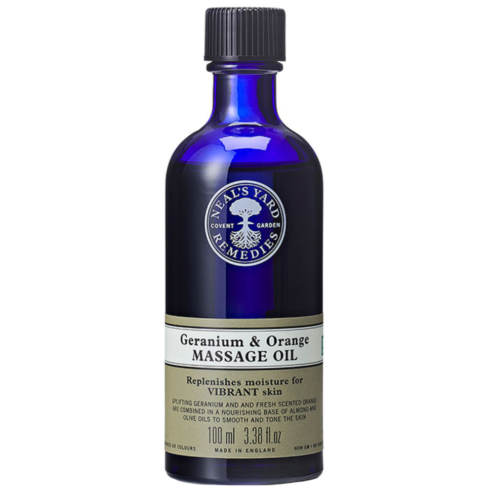 Neal's Yard Remedies Massage Oils Geranium & Orange Massage Oil 100ml