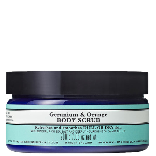 Neal's Yard Remedies Body Polishes & Powder Geranium & Orange Body Scrub 200g