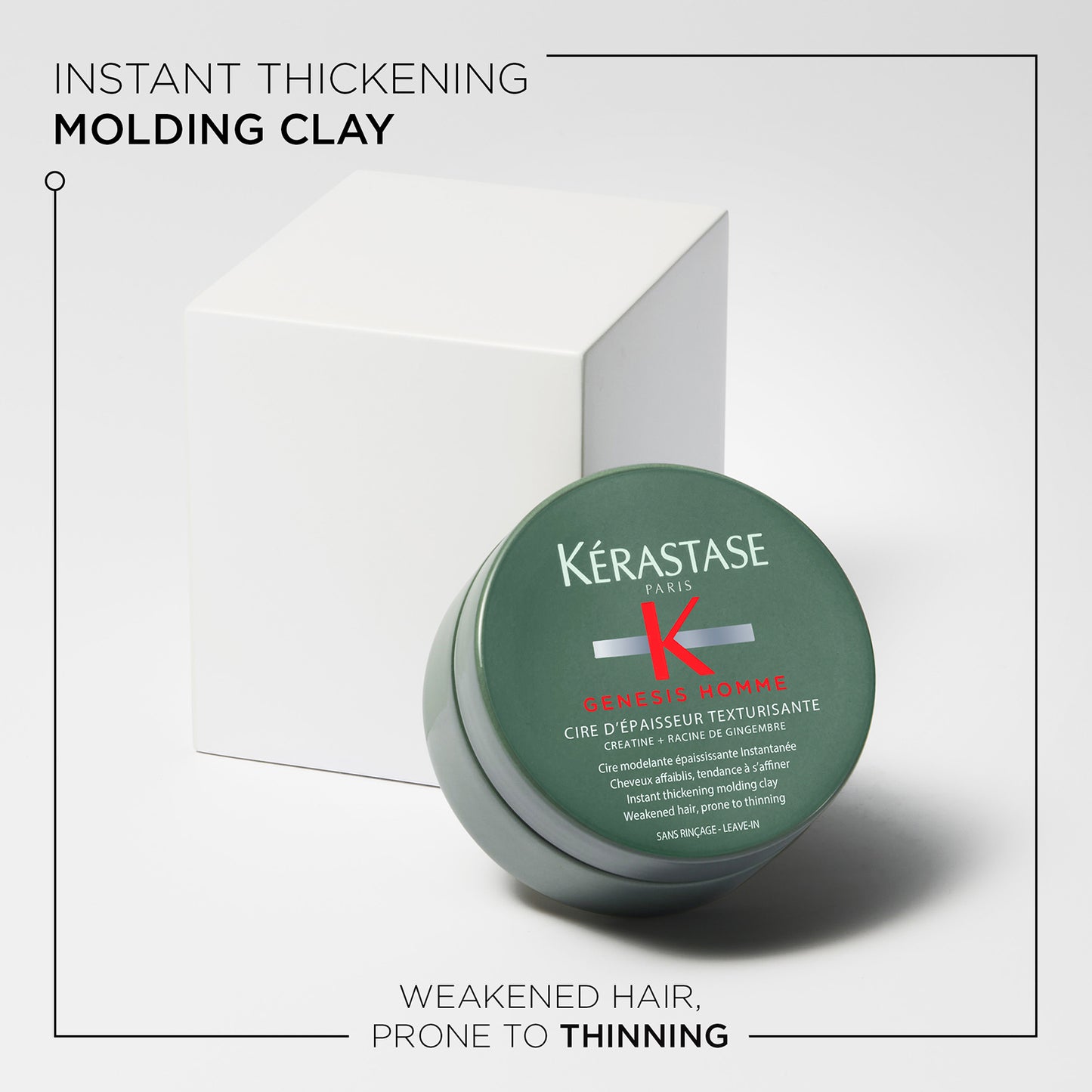 Kérastase Genesis Homme Instant Thickening Molding Clay 75ml - Additional 1