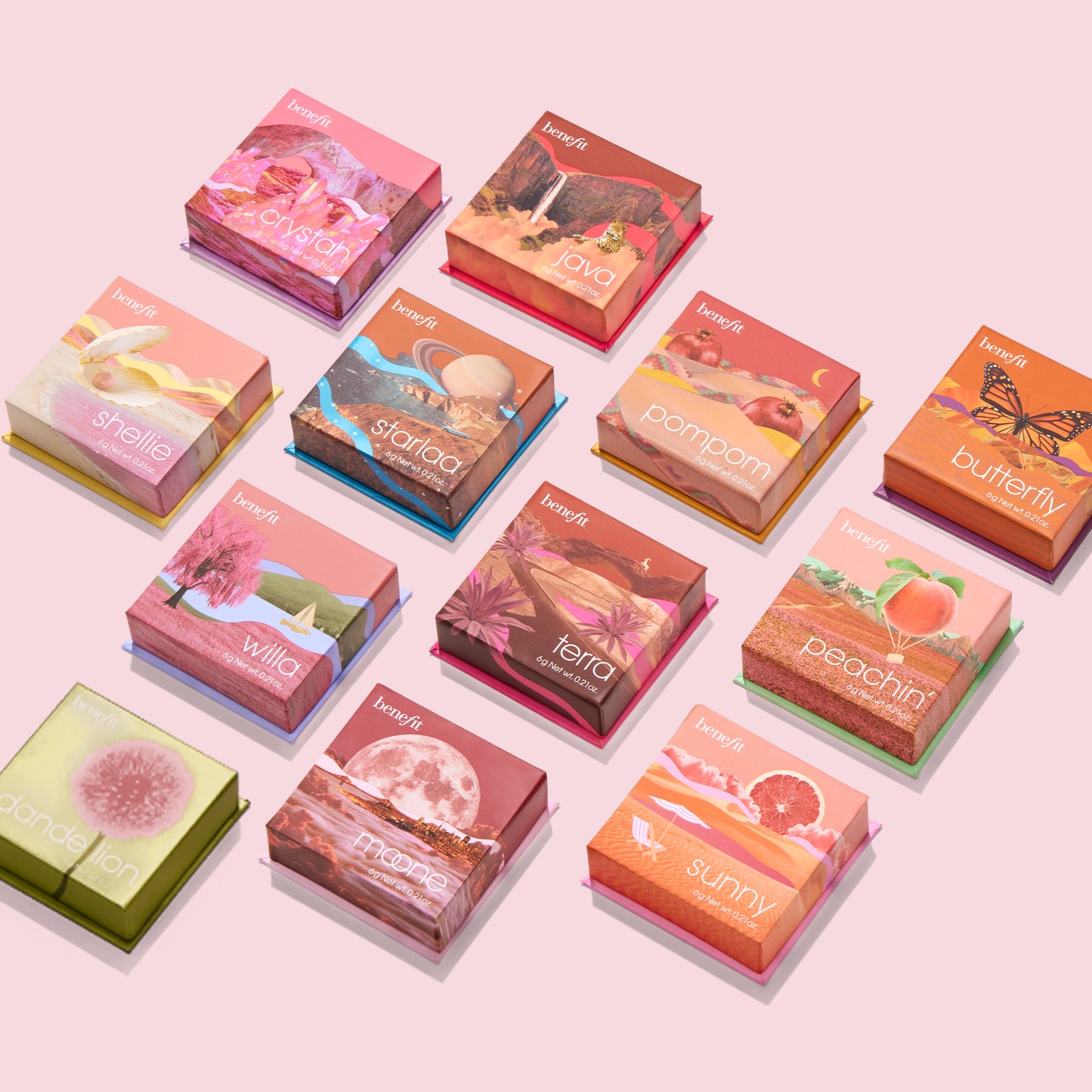 benefit WANDERful World Blush Dandelion Baby-Pink Brightening Blush 6g - Additional 4