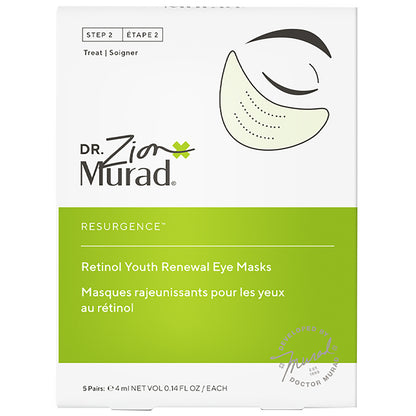 Murad Masks & Peels Resurgence: Retinol Youth Renewal Eye Masks 5 Pairs - Additional 1