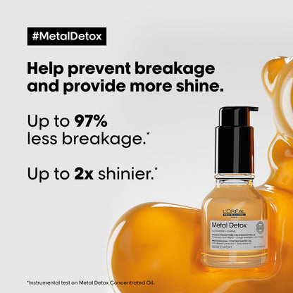 L'Oréal Professionnel SERIE EXPERT Metal Detox Anti-Deposit Protector Concentrated Oil 50ml - Additional 3